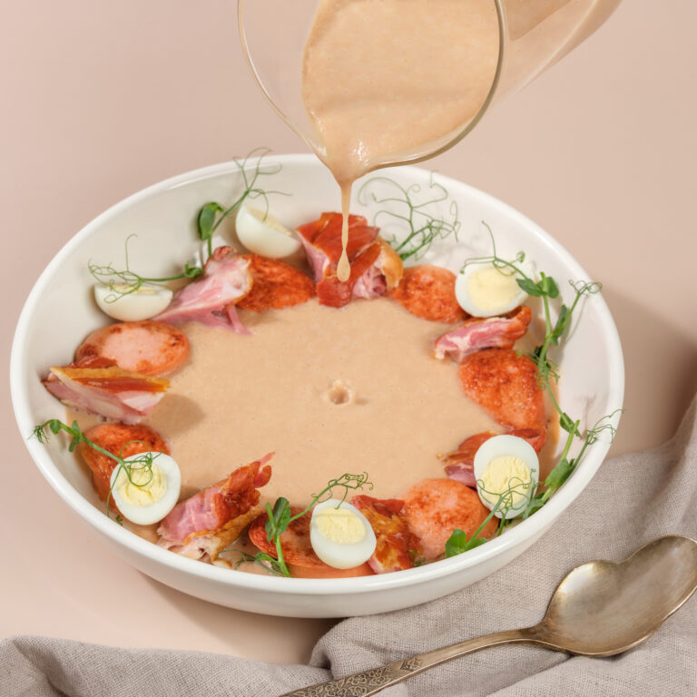 Pork Rib and Sausage Soup