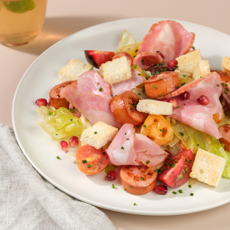Sausage and Turkey Ham Salad